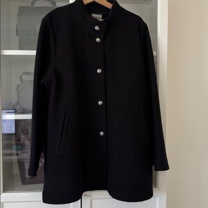 Geiger Vintage Black Wool Coat